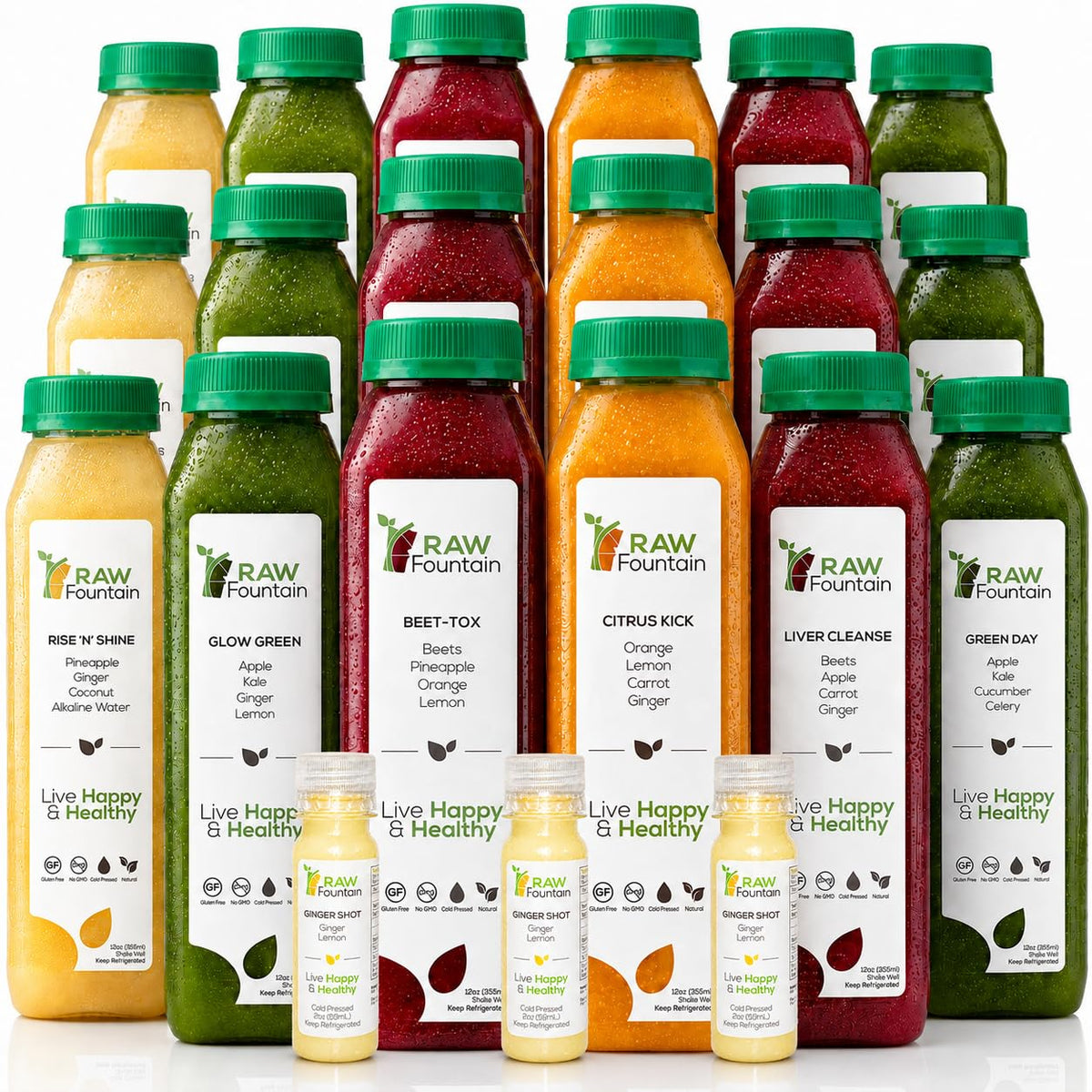 RAW Fountain Juice Cleanse Original Detox Cleanse