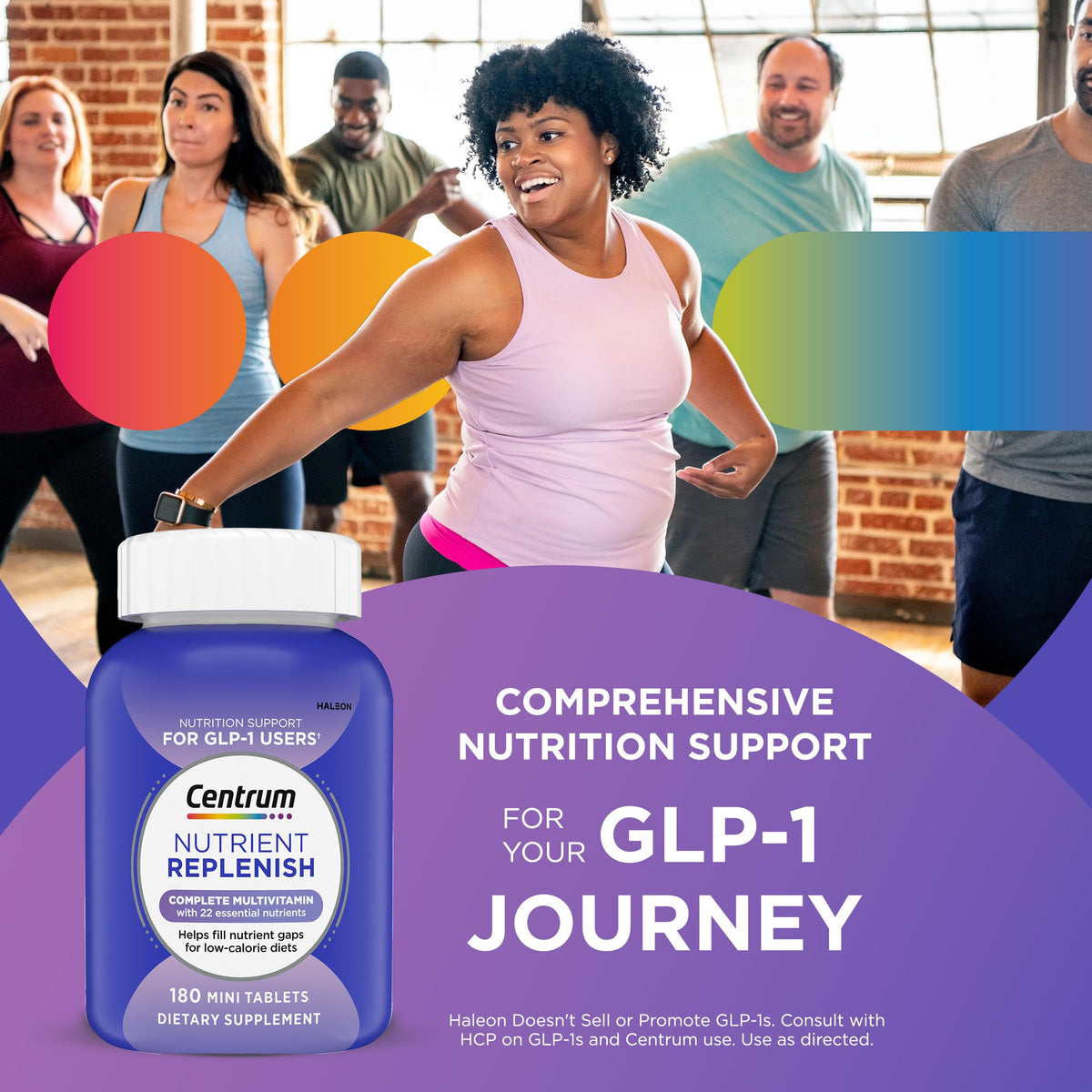 Centrum Nutrient Replenish Complete Multivitamin - 180 Tablets - image 2