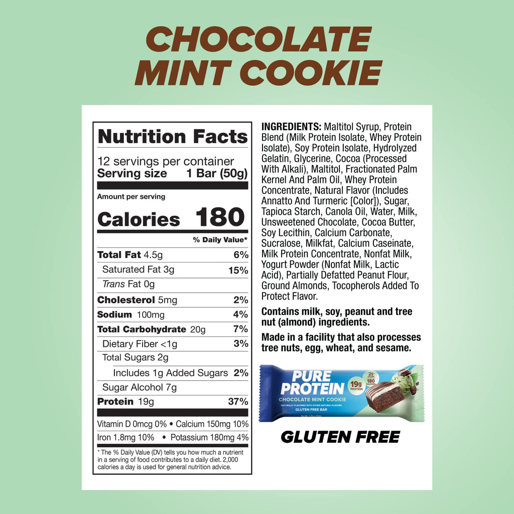 Pure Protein Bars, High Protein, Nutritious Snacks to Support Energy