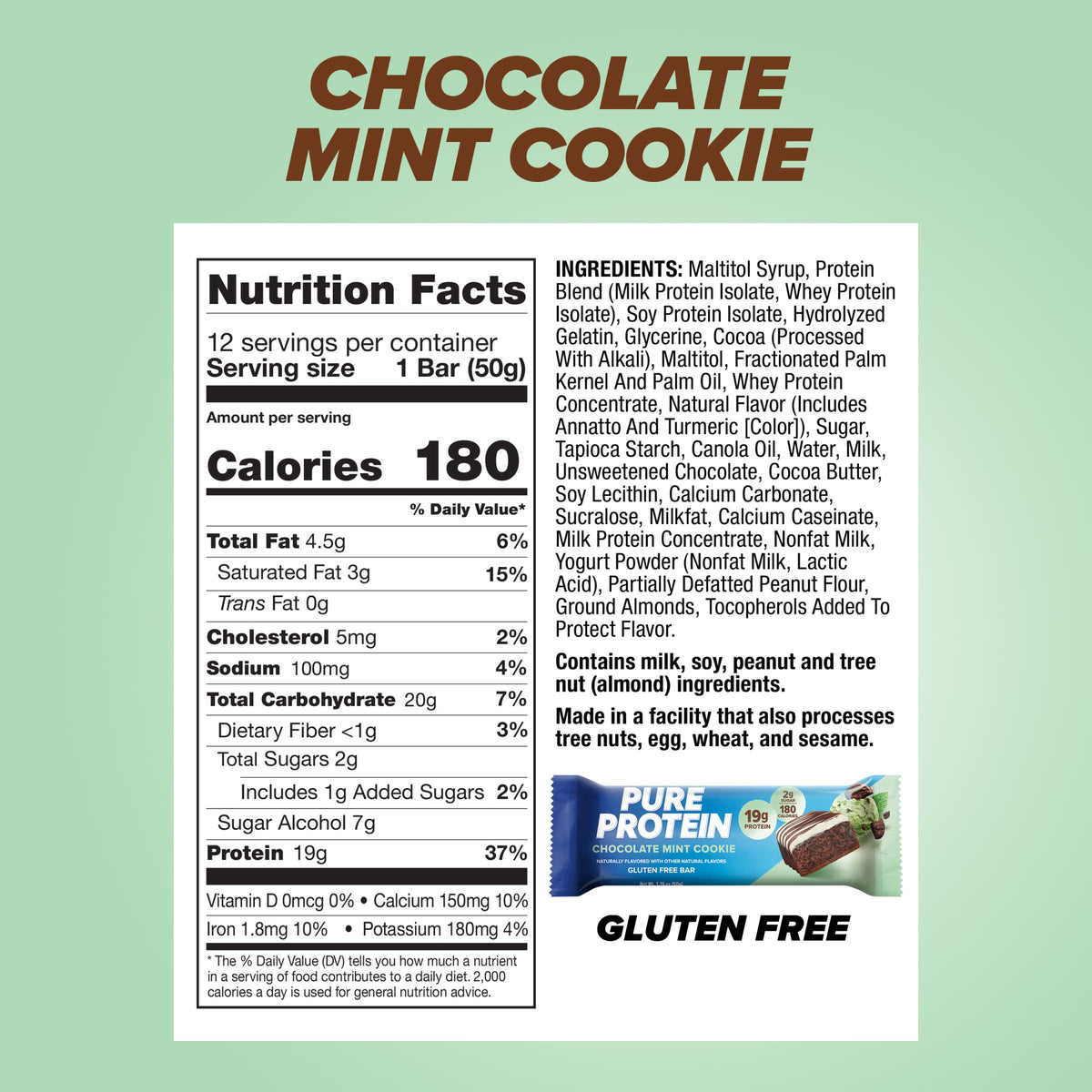 Pure Protein Bars, High Protein, Nutritious Snacks to Support Energy