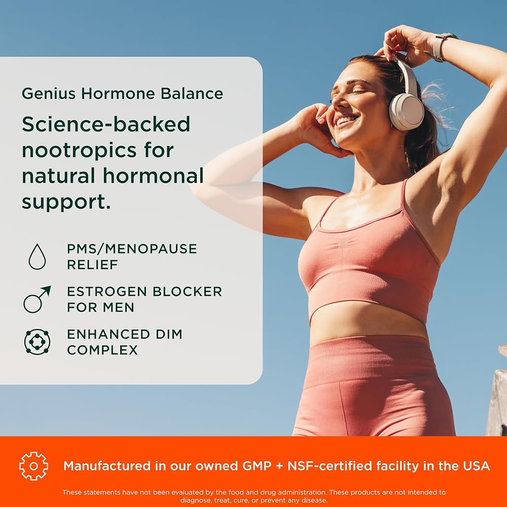 The Genius Brand Estrogen Balance DIM Supplement - 30 Capsules - image 3