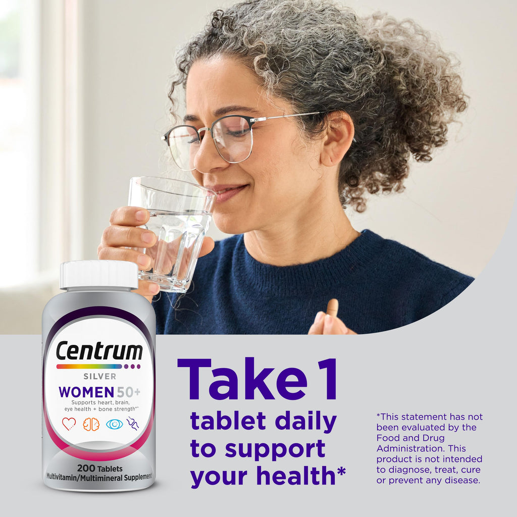 Centrum Silver Women's Multivitamin 50+ - 200 Tablets - image 5