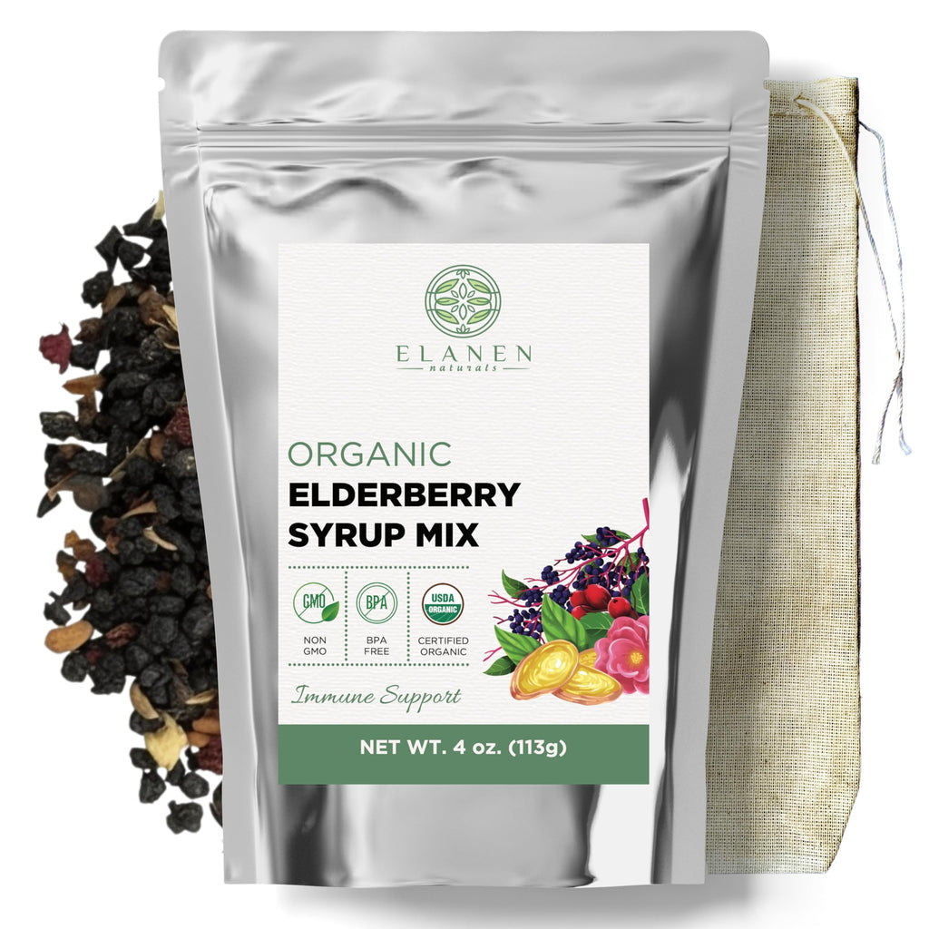 Elanen Naturals Organic Elderberry Syrup Kit - 4 oz