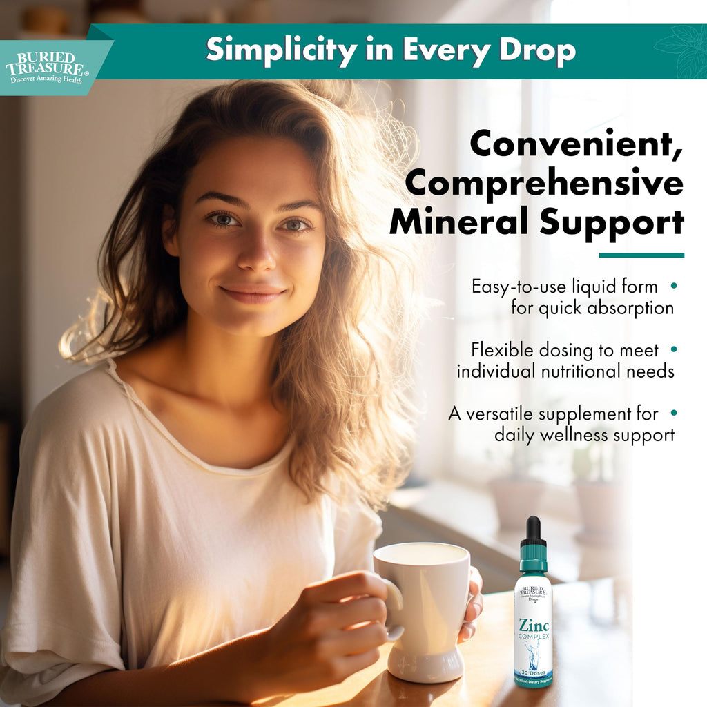 Buried Treasure Zinc Complex Drops - 30 Servings - image 6