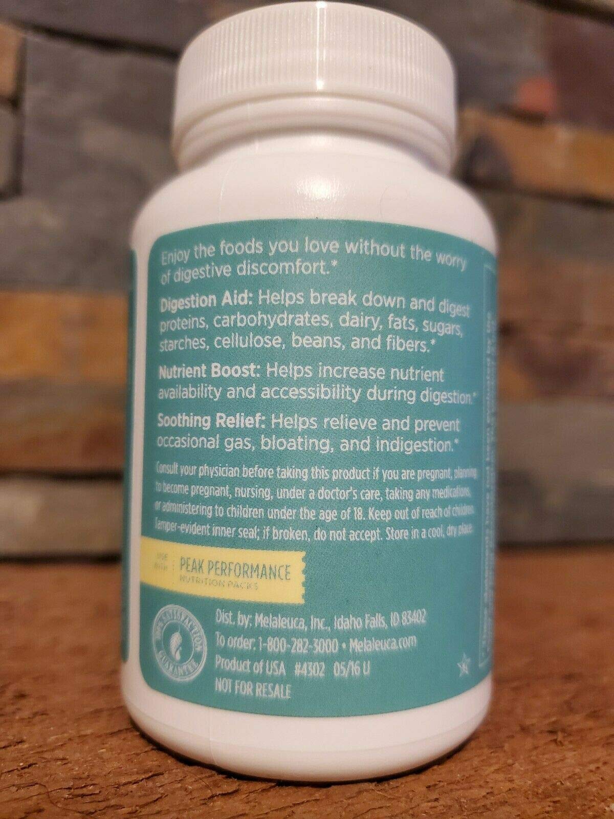 Grace NNVG Good Zymes Digestive Supplement 18-Enzyme - 60 Capsules - image 3