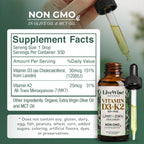 Live Wise Naturals Vitamin D3+K2