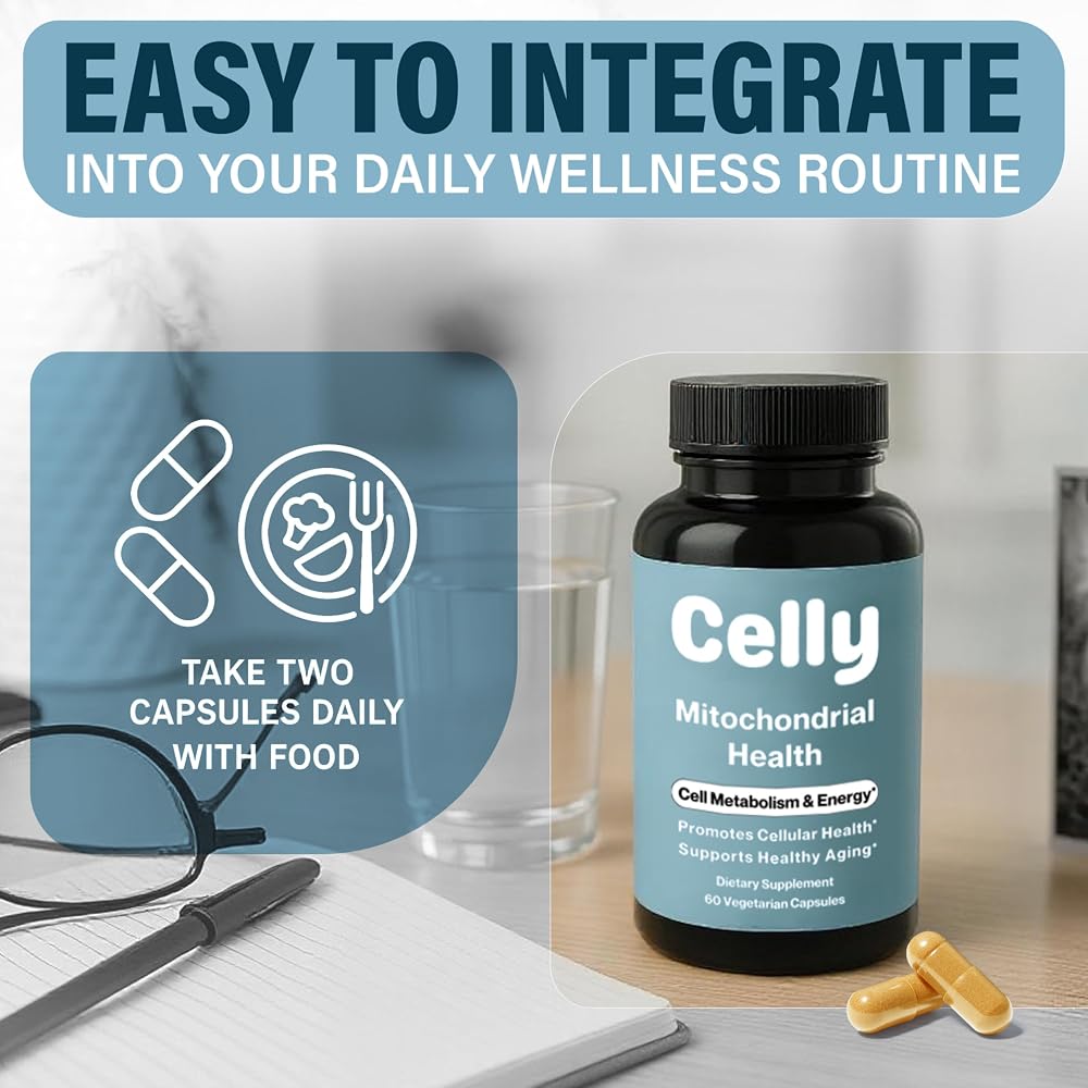 Celly Mitochondrial Health Supplement - 60 Capsules - image 8