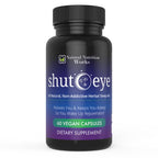 Natural Nutrition Works Shut Eye Sleep Aid with Rutacarpine - 60 Capsules