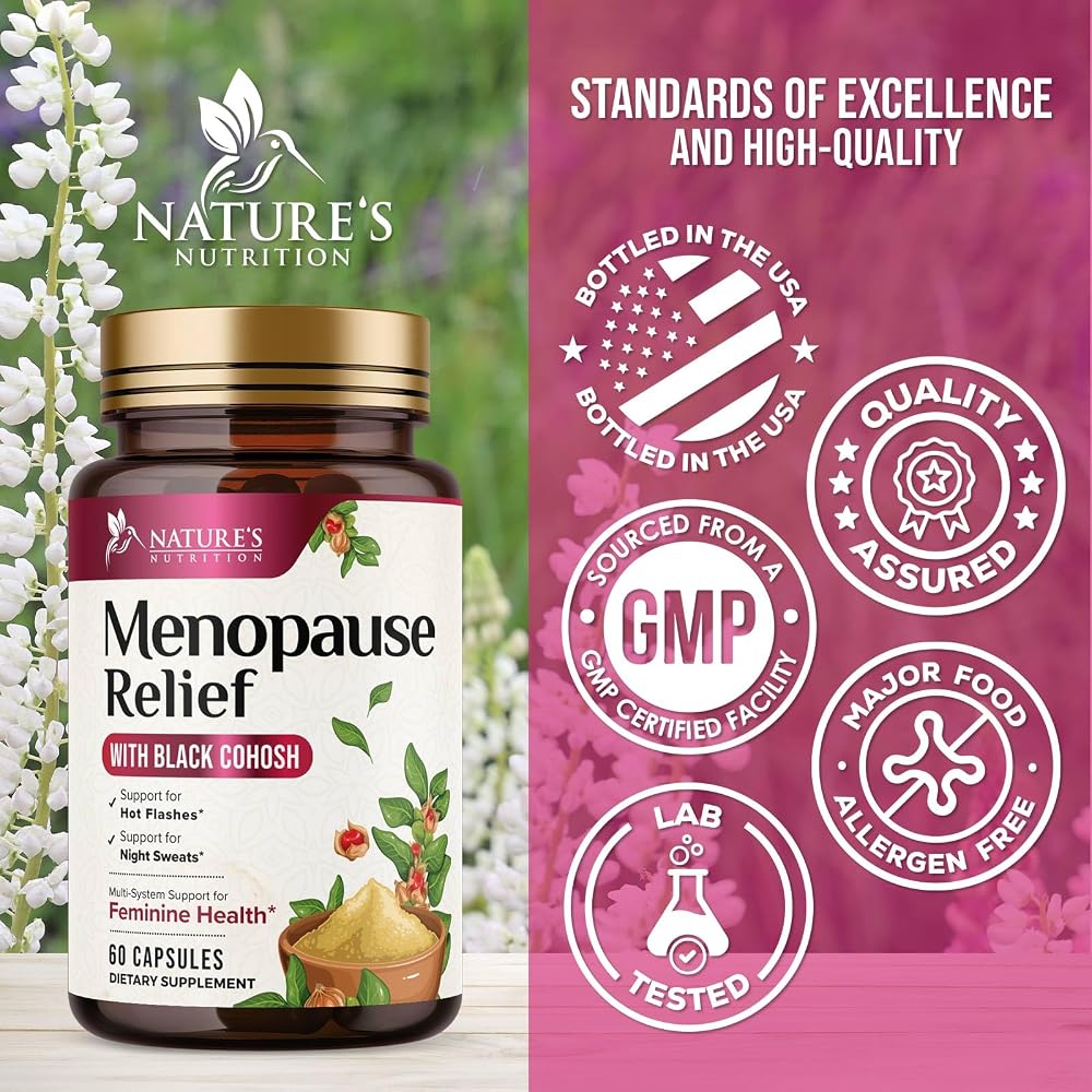 Nature's Nutrition Menopause Supplement with Dong Quai & Black Cohosh - image 4