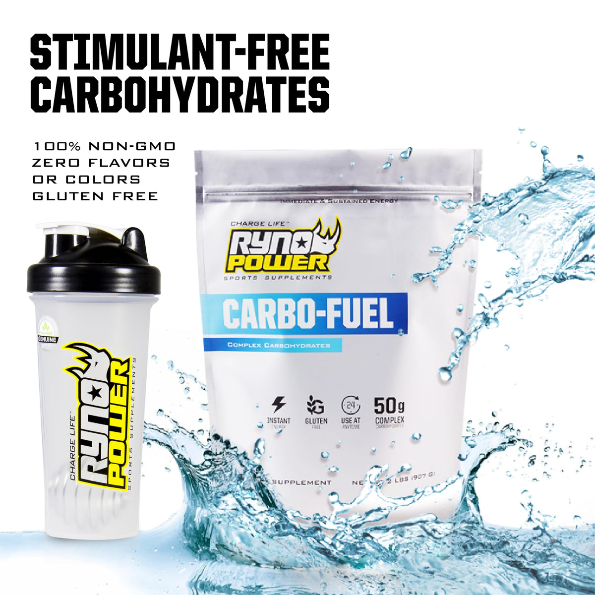 Ryno Power Carbo-Fuel Stimulant-Free Drink Mix - 2 Pound - image 2