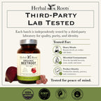 Herbal Roots Organic Beet Root Powder Capsules for Heart Health - 60 Count - image 5