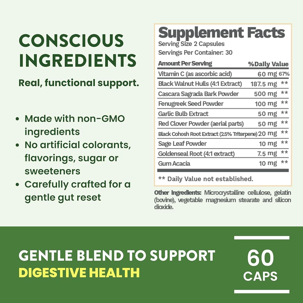 Oona Health 7 Day Advanced Colon Cleanse - 60 Capsules - image 5