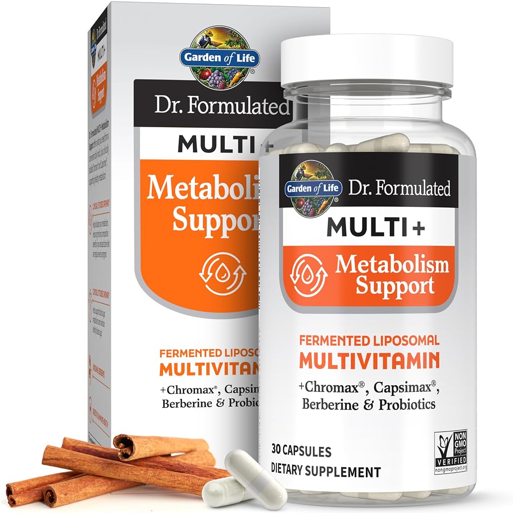 Garden of Life Dr. Formulated Multi+ Metabolism Support - 30 Capsules