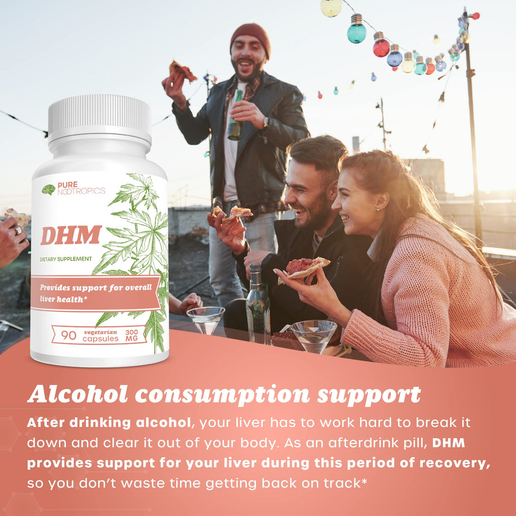 Pure Nootropics Dihydromyricetin (DHM) Liver Support - 90 Capsules - image 6
