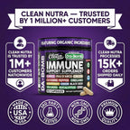Clean Nutraceuticals Organic Immune Support Supplement - 90 Capsules - image 8