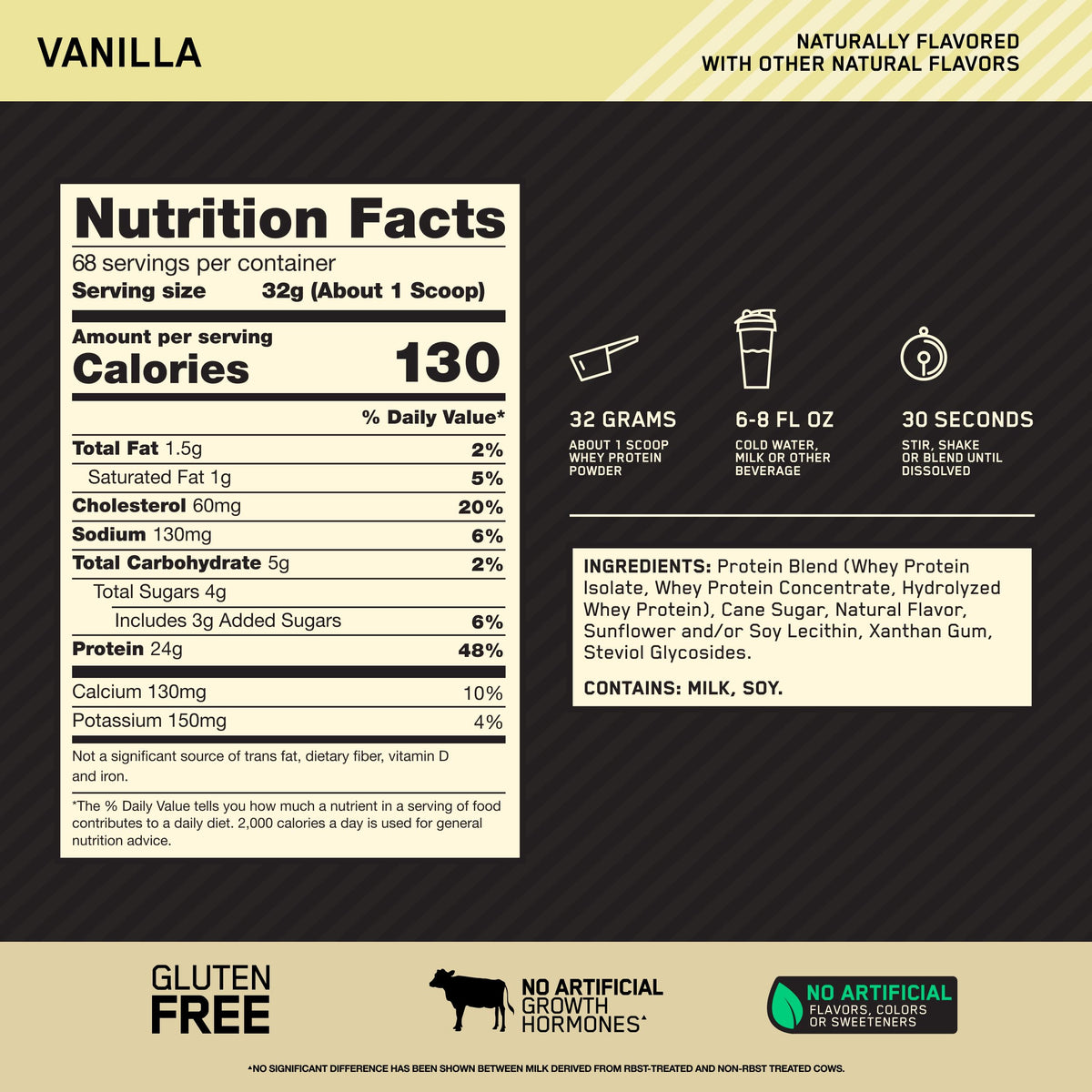 Optimum Nutrition Protein Supplement Powder