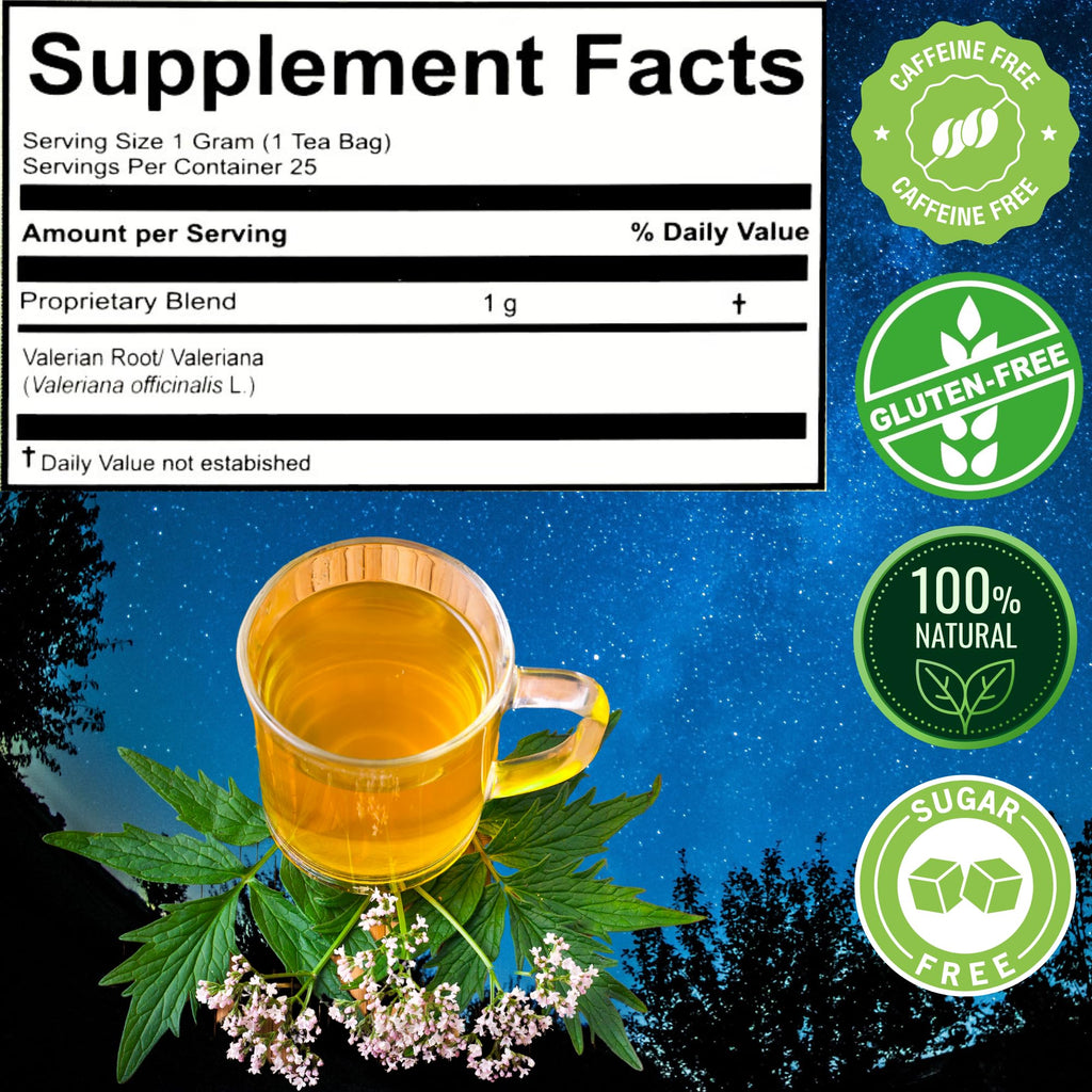 Hanan Valerian Root Tea Loose Leaf for Relaxation - 60g - image 2