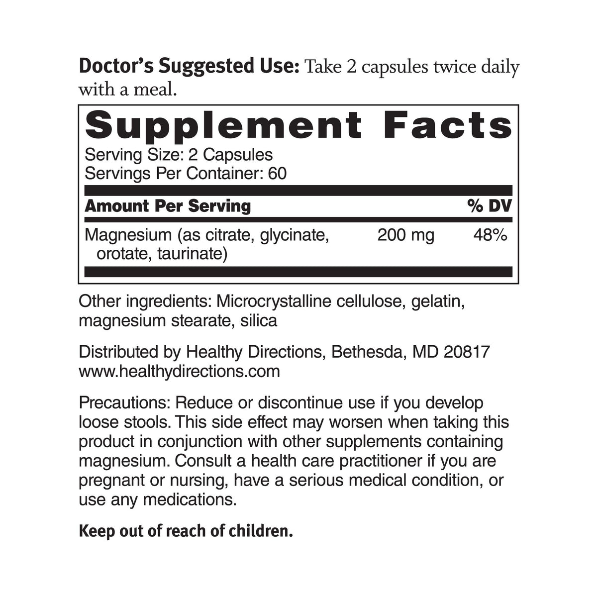 Dr. Sinatra Magnesium Broad-Spectrum Complex - 120 Capsules - image 2