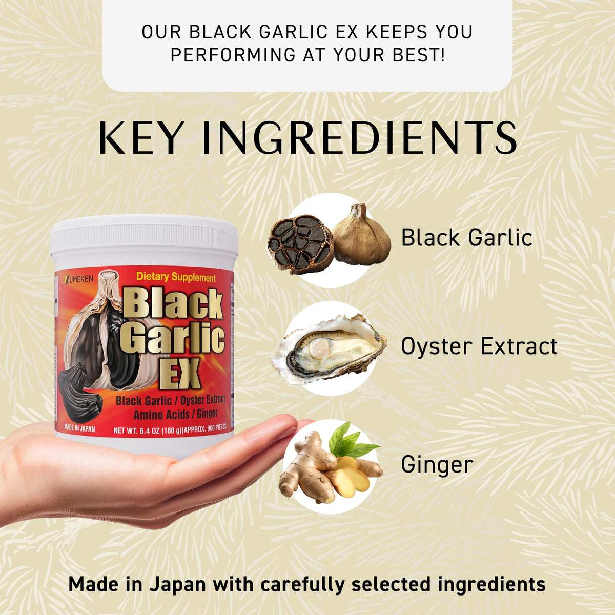 Umeken Black Garlic EX Fermented Supplement - 180g - image 5