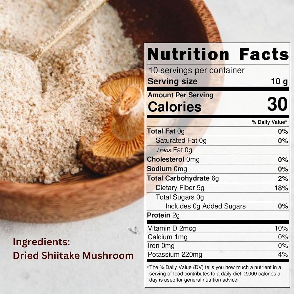 Towa Kanbutu Japanese Shiitake Mushroom Powder - 40g - image 2