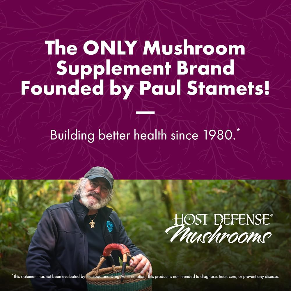 Host Defense Turkey Tail Capsules - Digestive Health & Immune
