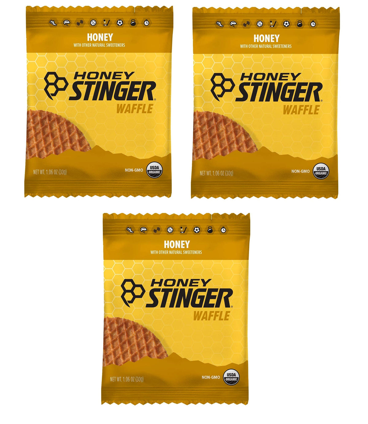 Honey Stinger Organic Honey Waffle Energy Stroopwafel - 48 Waffles