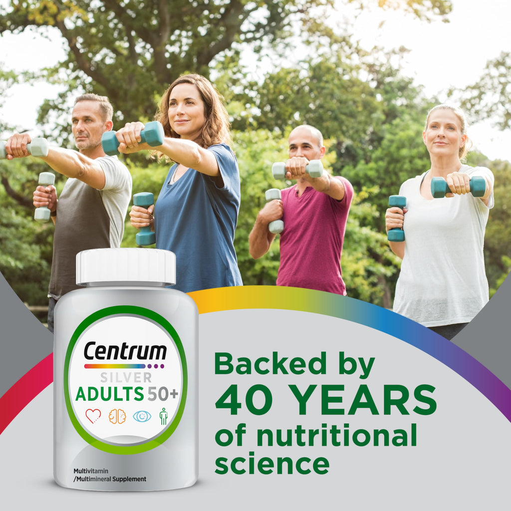 Centrum Silver Multivitamin for Adults 50+ - 80 Tablets - image 5