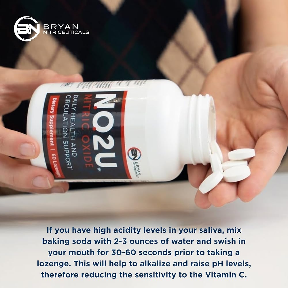 NO2U Bryan Nitric Oxide Supplement Lozenges - 60 Count - image 5
