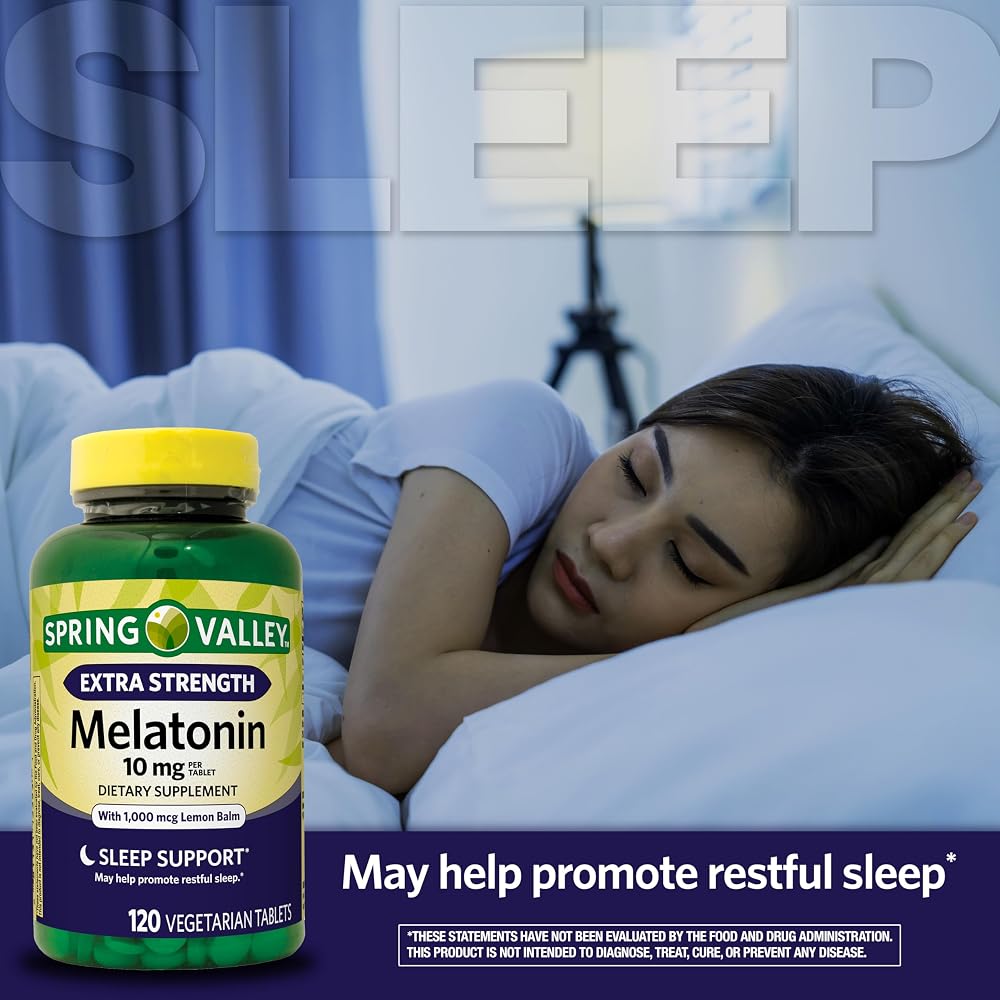 Bitimi Melatonin 10 mg Sleep Support - 120 Tablets - image 3