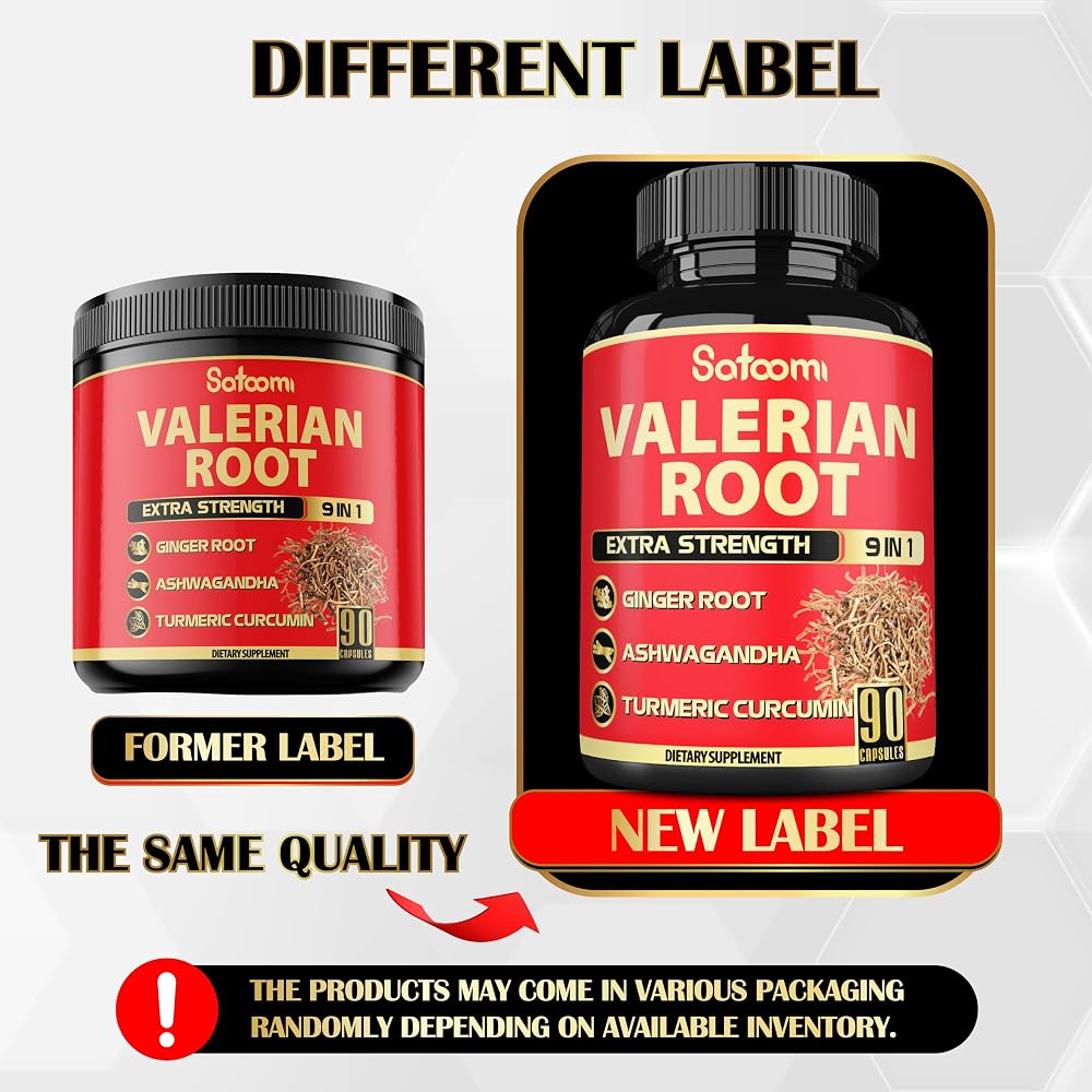 Satoomi Valerian Root Capsules with 9 Herbs - 90 Capsules - image 7
