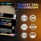 Purity`s Best Purity's Best Turkey Tail Mushroom Immune Support - 120 Capsules - image 5