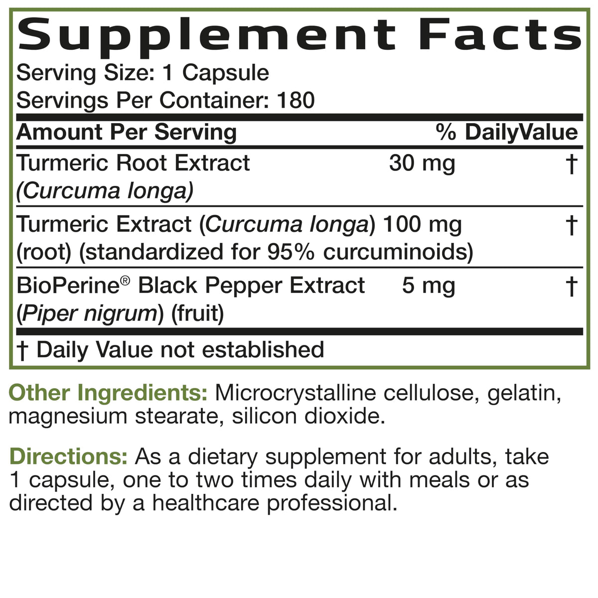 Bronson Turmeric Curcumin with BioPerine - High Potency Premium Joint