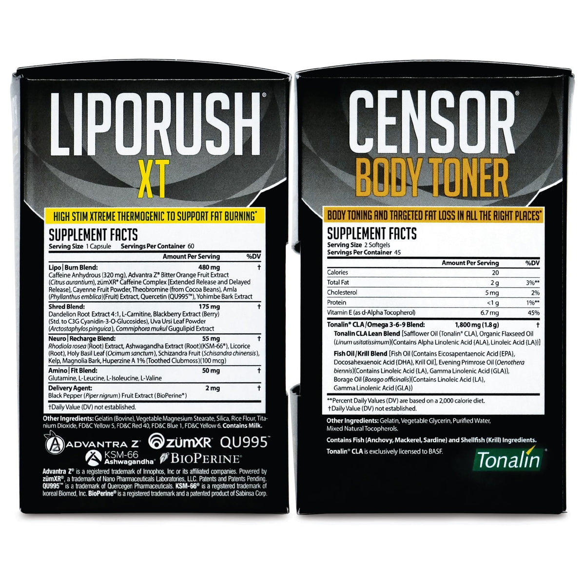 LIPORUSH Maximum Strength Dual Impact Stack - 60 Capsules/90 Softgels - image 2