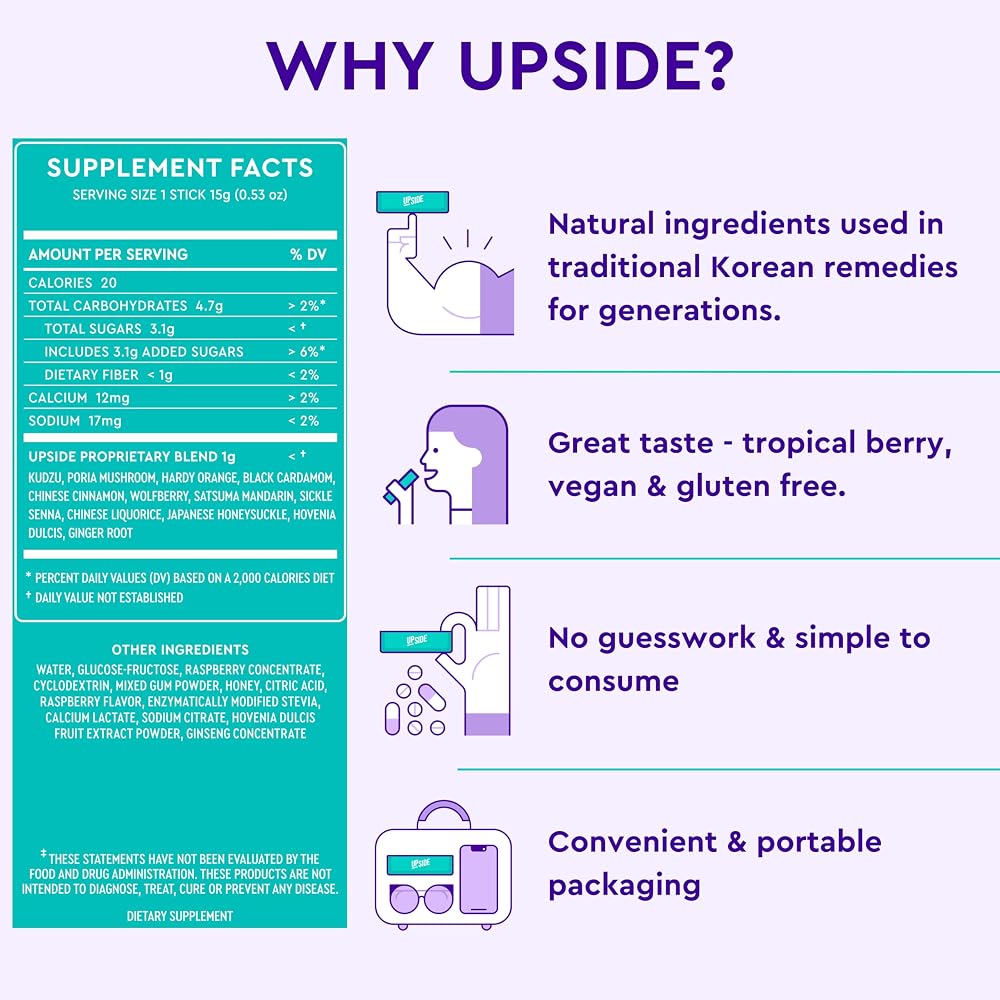 UPSIDE Pre-Celebration Vitamin Jelly Sticks
