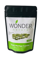 Wonder Nature Moringa Fine Green Powder - 100 Vegetarian Capsules - image 3