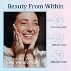 WONDERCOW Hair Skin and Nails Vitamins with Collagen - 90 Capsules - image 5