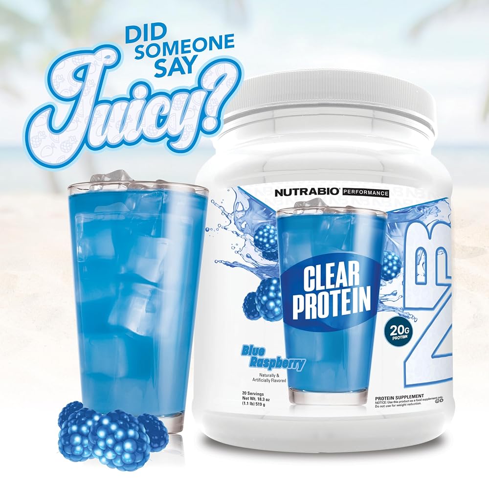 NutraBio Clear Whey Protein Isolate