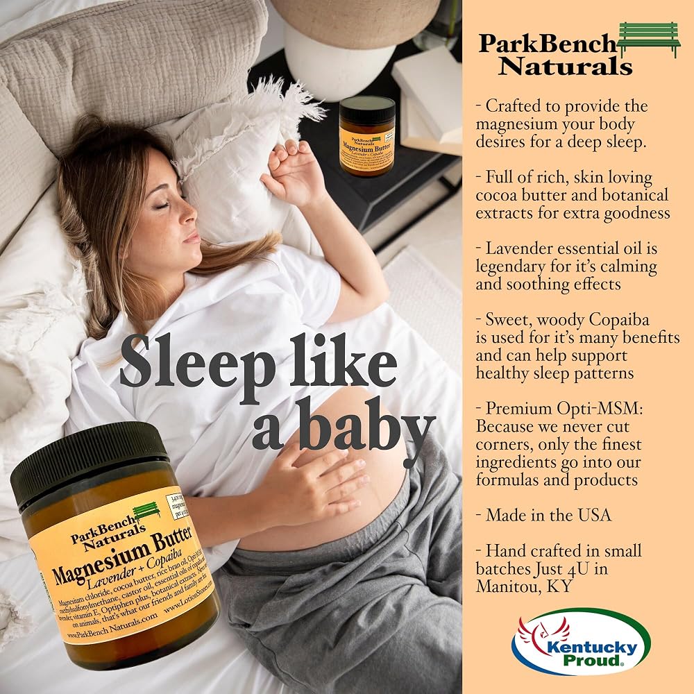 Generic Park Bench Naturals Magnesium Butter Topical Cream - 4 oz - image 4