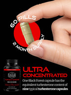Black Forest Turkesterone 500mg Capsules for Muscle Growth - 60 Count - image 7