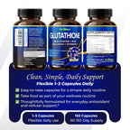 GriMed Glutathione Complex 1,485mg 8-in-1 - 150 Vegetarian Capsules - image 8