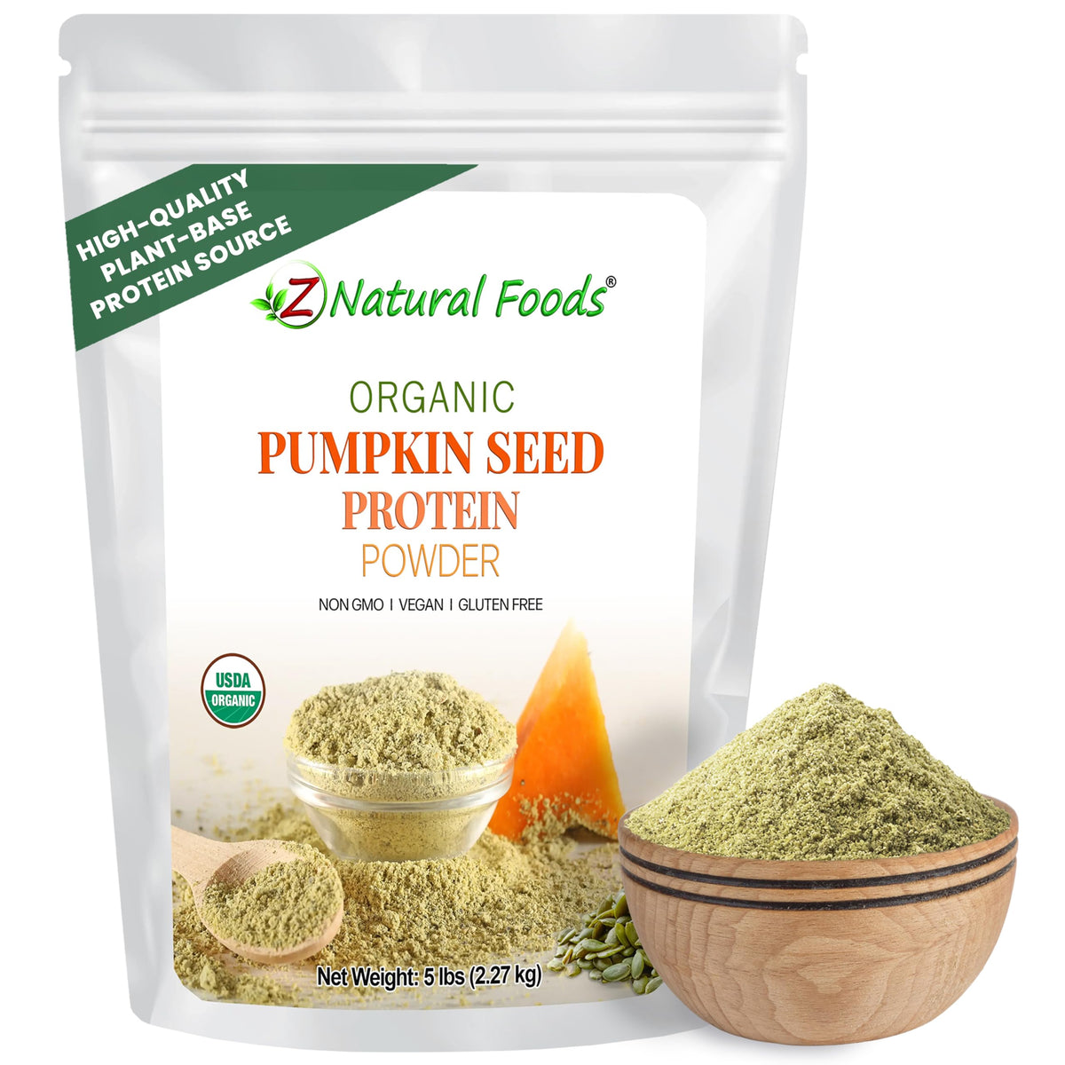 Z Natural Foods Organic Pumpkin Seed Protein Powder - Vegan