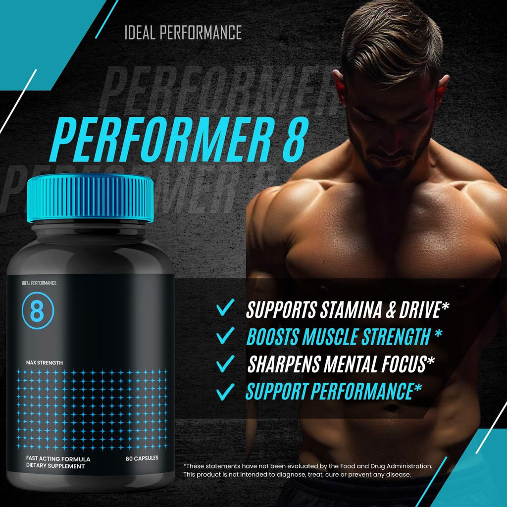IDEAL PERFORMANCE Performer 8 Capsules for Energy & Stamina - 180 Count - image 6