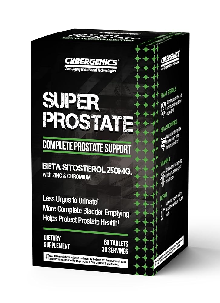 Cybergenics Super Prostate Supplement for Men - 60 Capsules