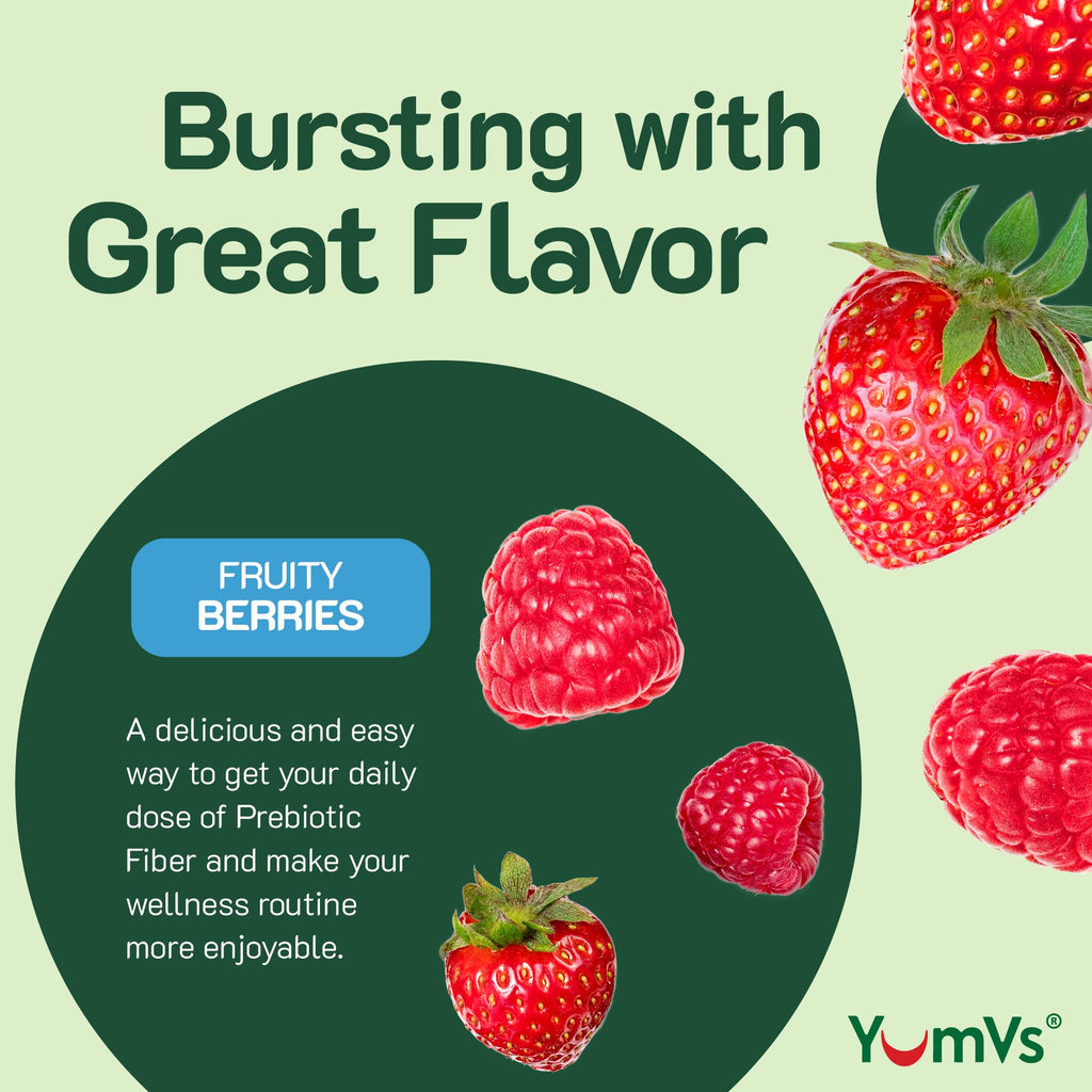 YUM-V'S Prebiotic Fiber Zero Gummies by YumVs