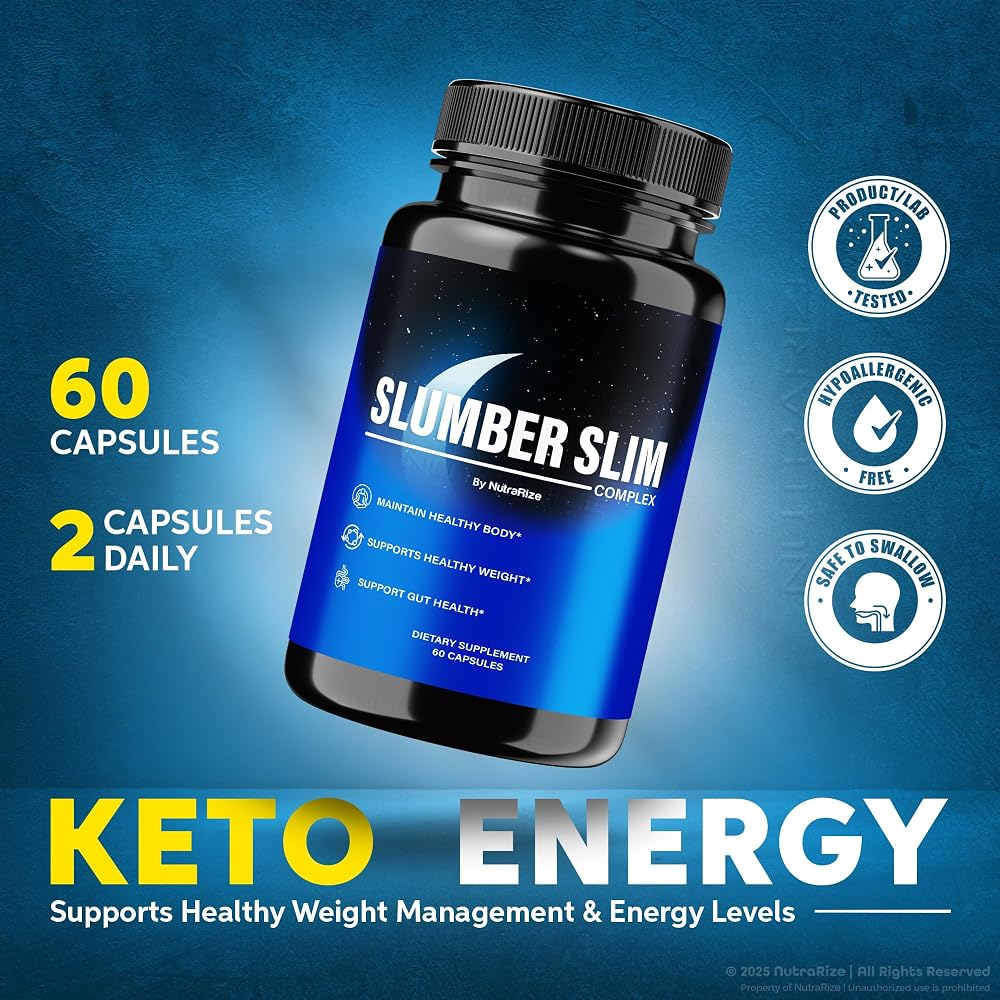 NutraRize Slumber Slim Weight Loss Keto Support - 60 Capsules - image 3