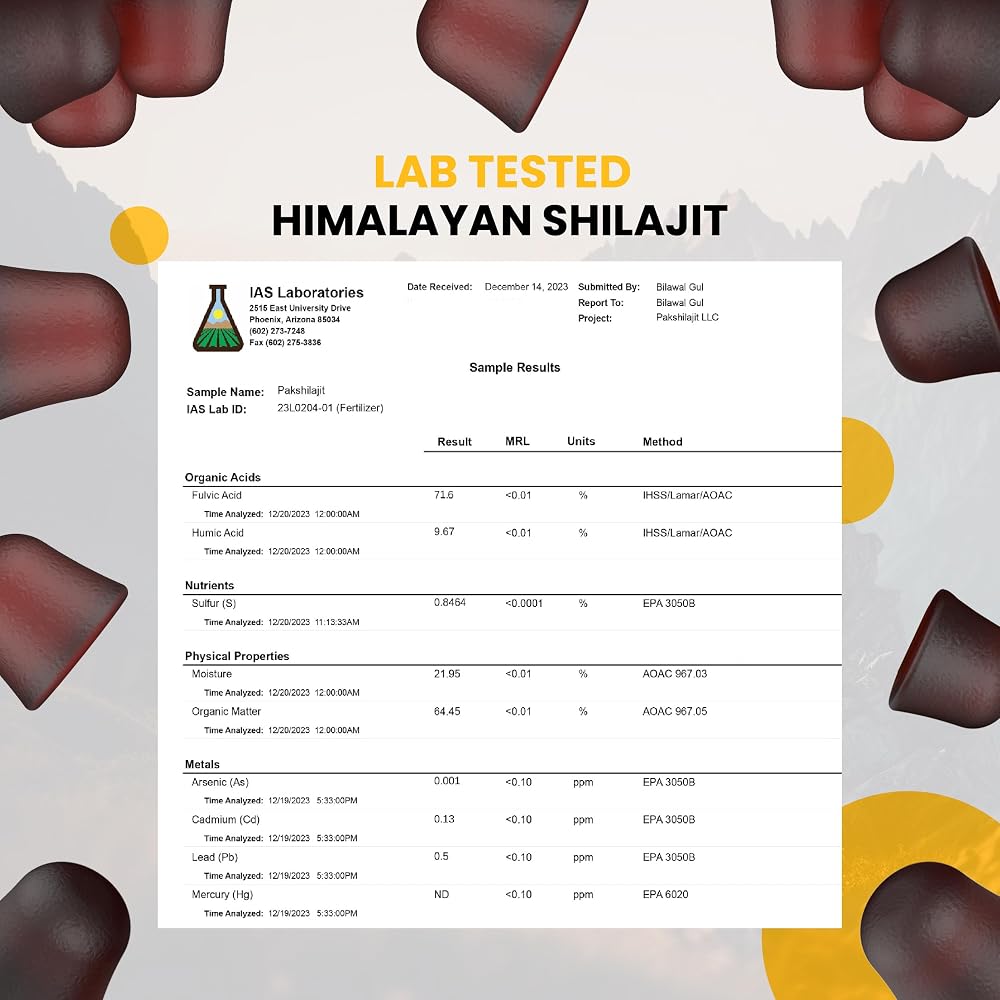PakShilajit Pure Himalayan Shilajit Gummy Energy & Immunity - 60 Gummies - image 7