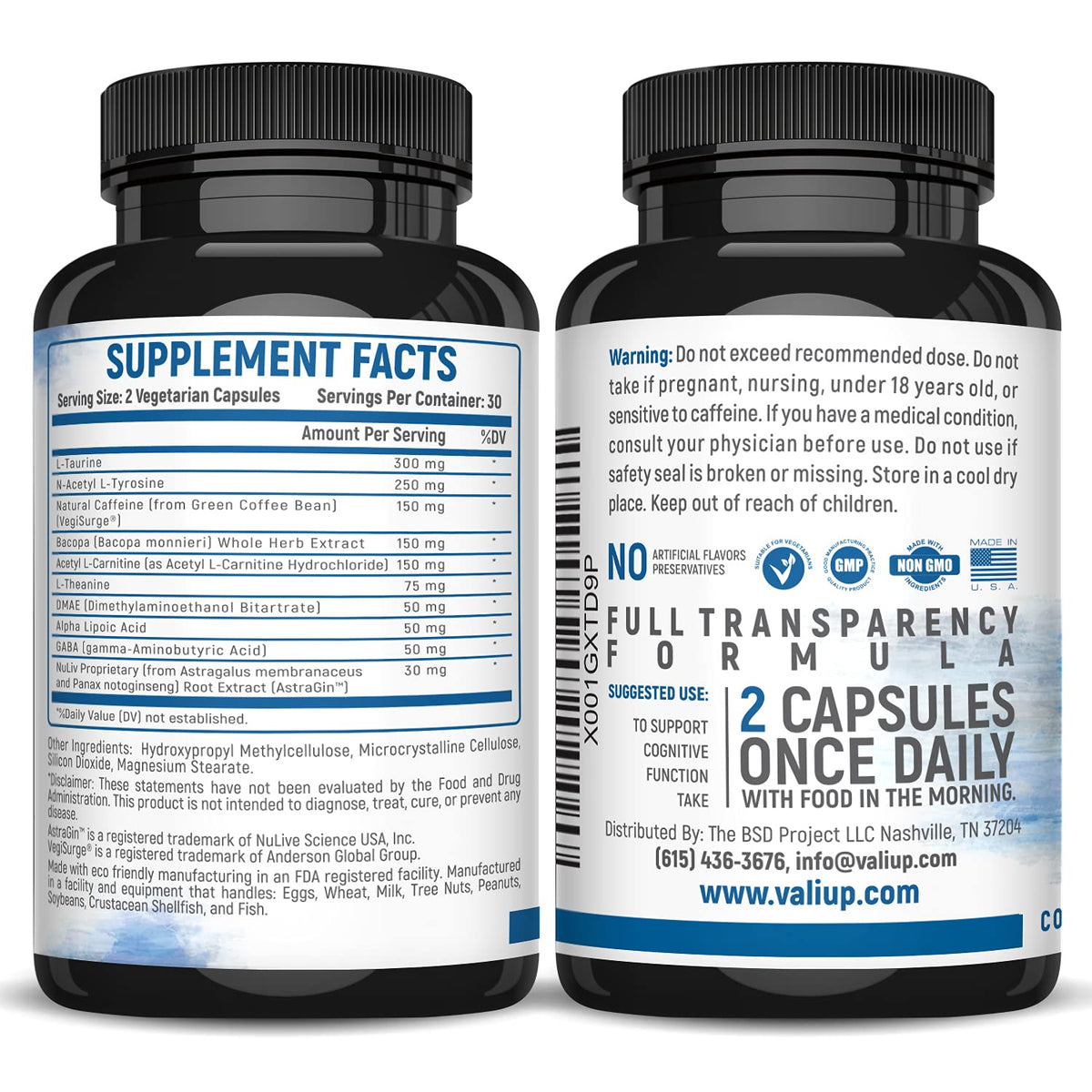 VALI Neuro Force Brain Booster Nootropic for Focus & Memory - 60 Capsules - image 8