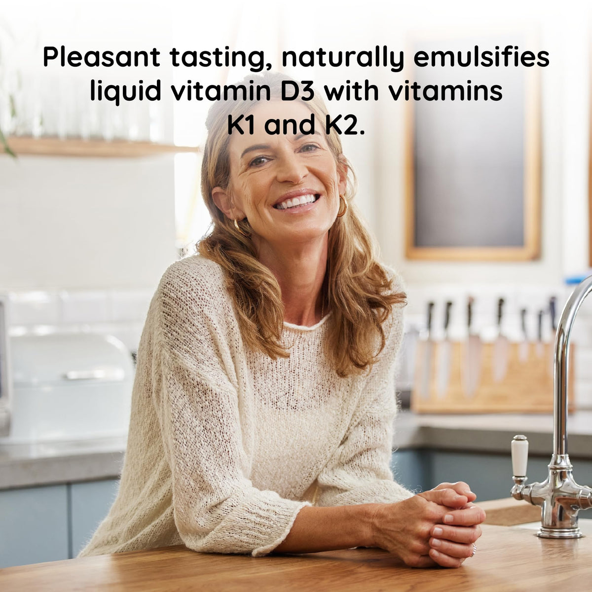 Dr. Brighten Vitamin D3/K2 Liquid Drops for Immune Support - 2 Fl Oz - image 4