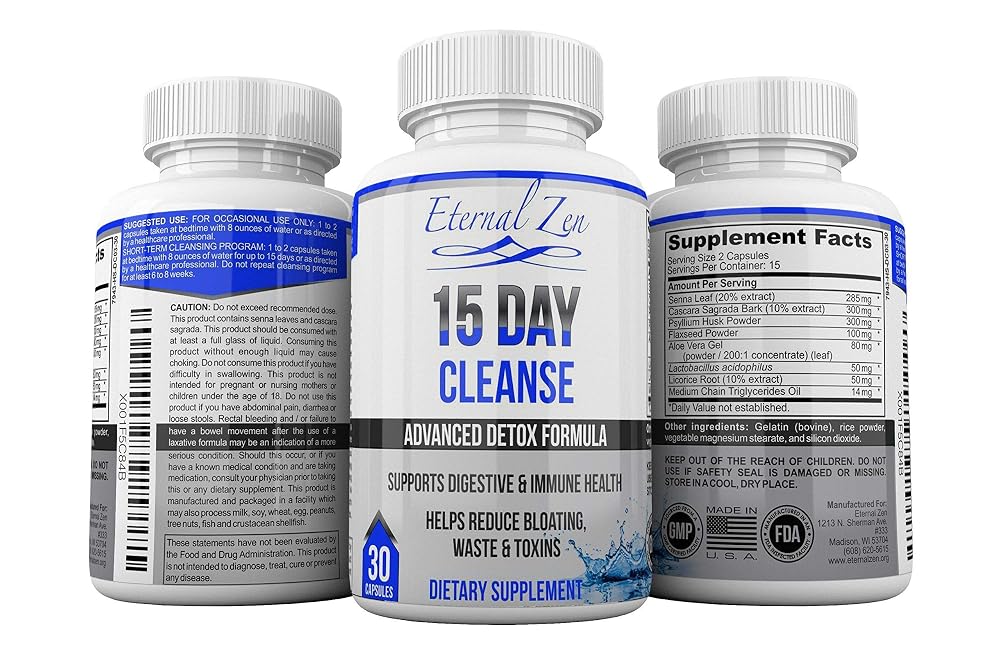 Eternal Zen 15 Day Colon Cleanser Detox with Extra Strength Herbs - image 3