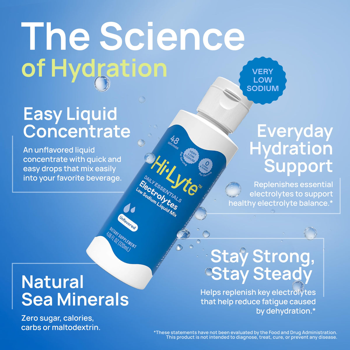 Hi-Lyte Low Sodium Electrolyte Supplement Liquid - 48 Servings - image 4